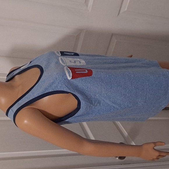 NWT Old Navy Beer Pong USA Red White and Blue Tank Top Patriotic 4th of July - Picture 4 of 5